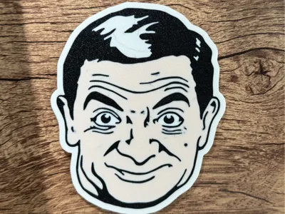 Mr Bean Magnet (8x3mm magnets)