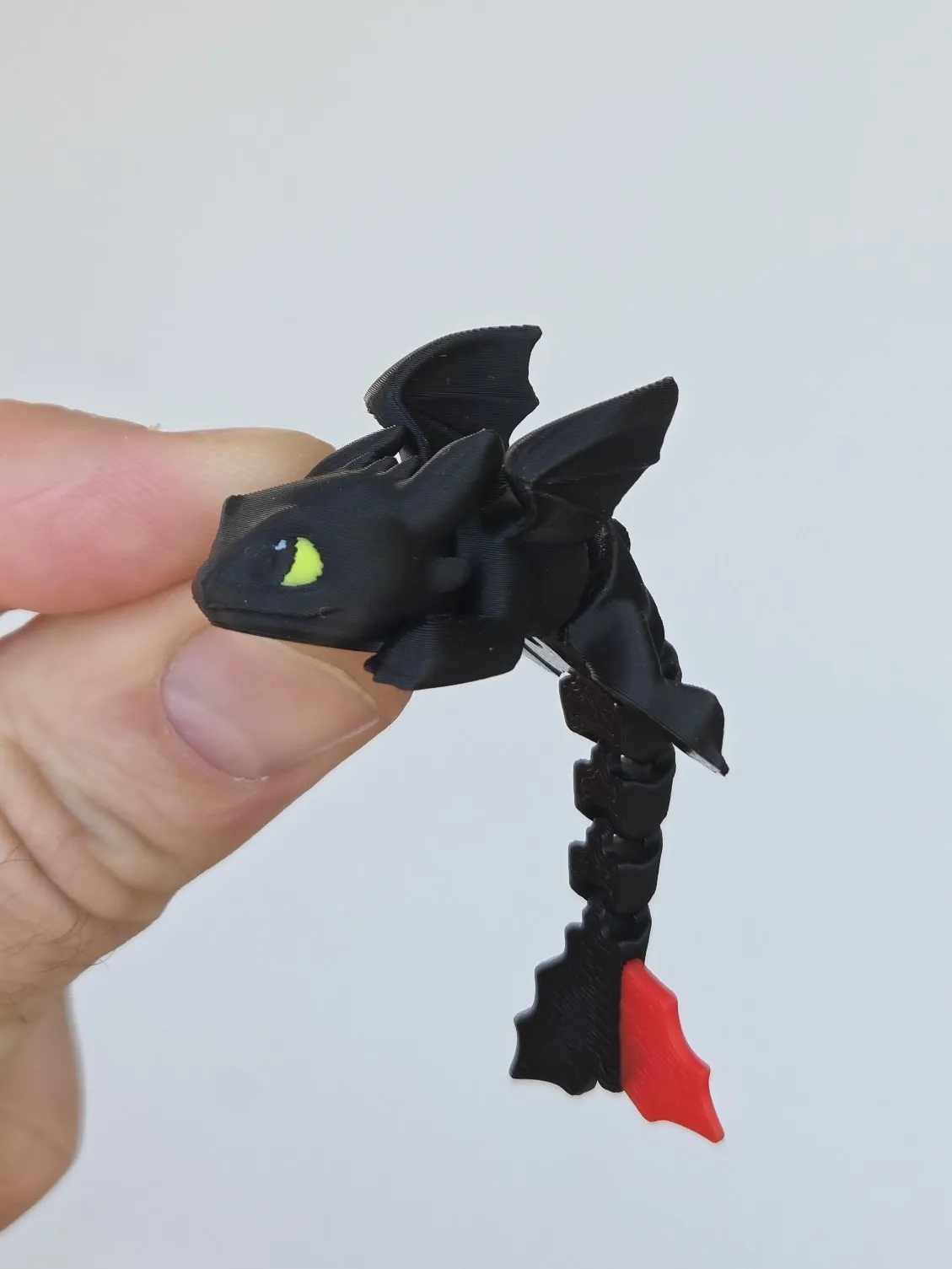 mini flexi Toothless Pocket Dragon view 3