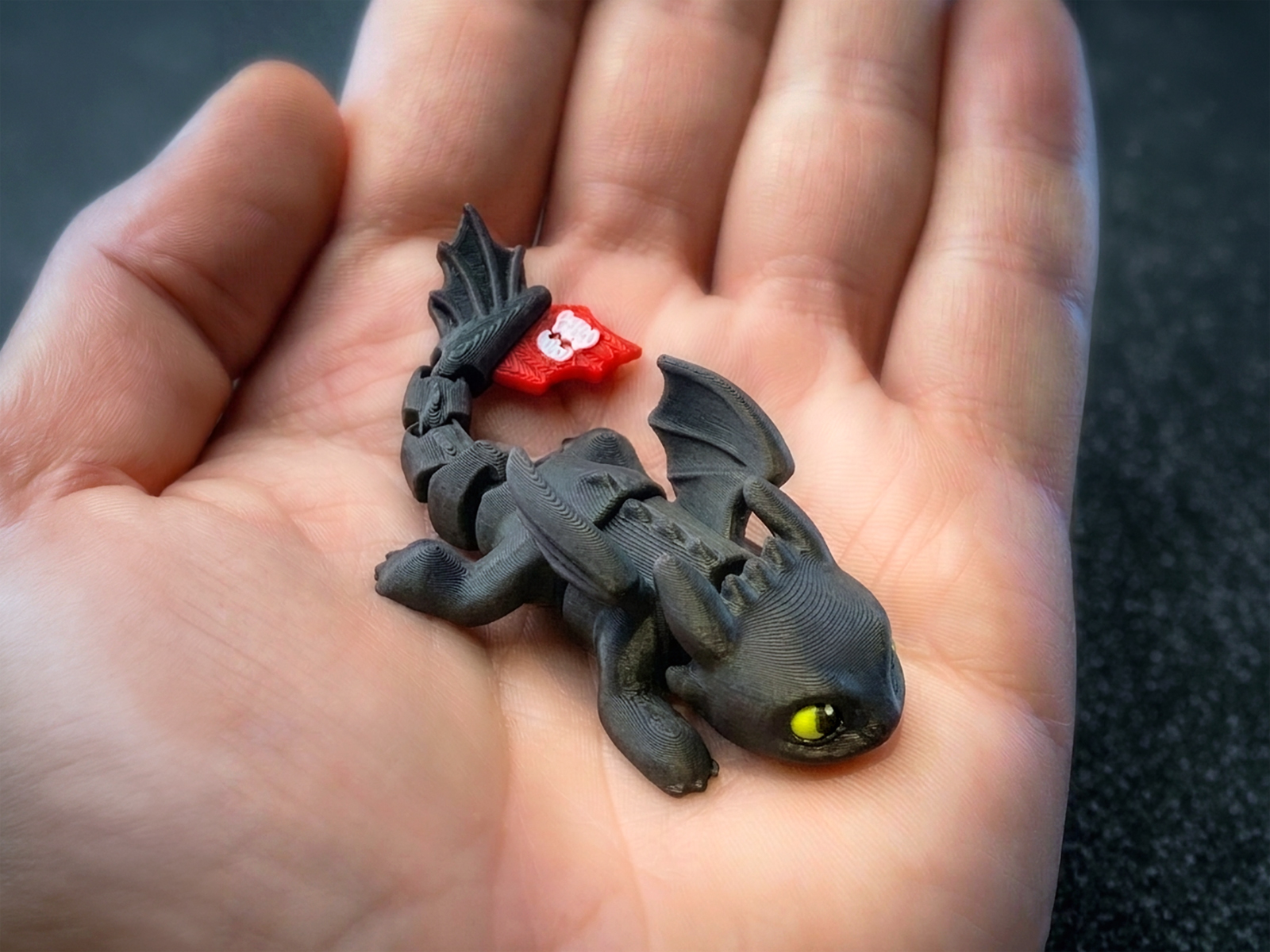 mini flexi Toothless Pocket Dragon