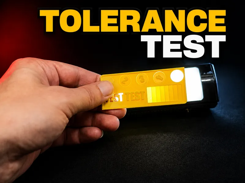 Tolerance Test - Print in Place
