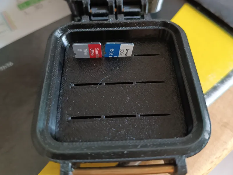Support pour cartes micro SD dans boite renforcée