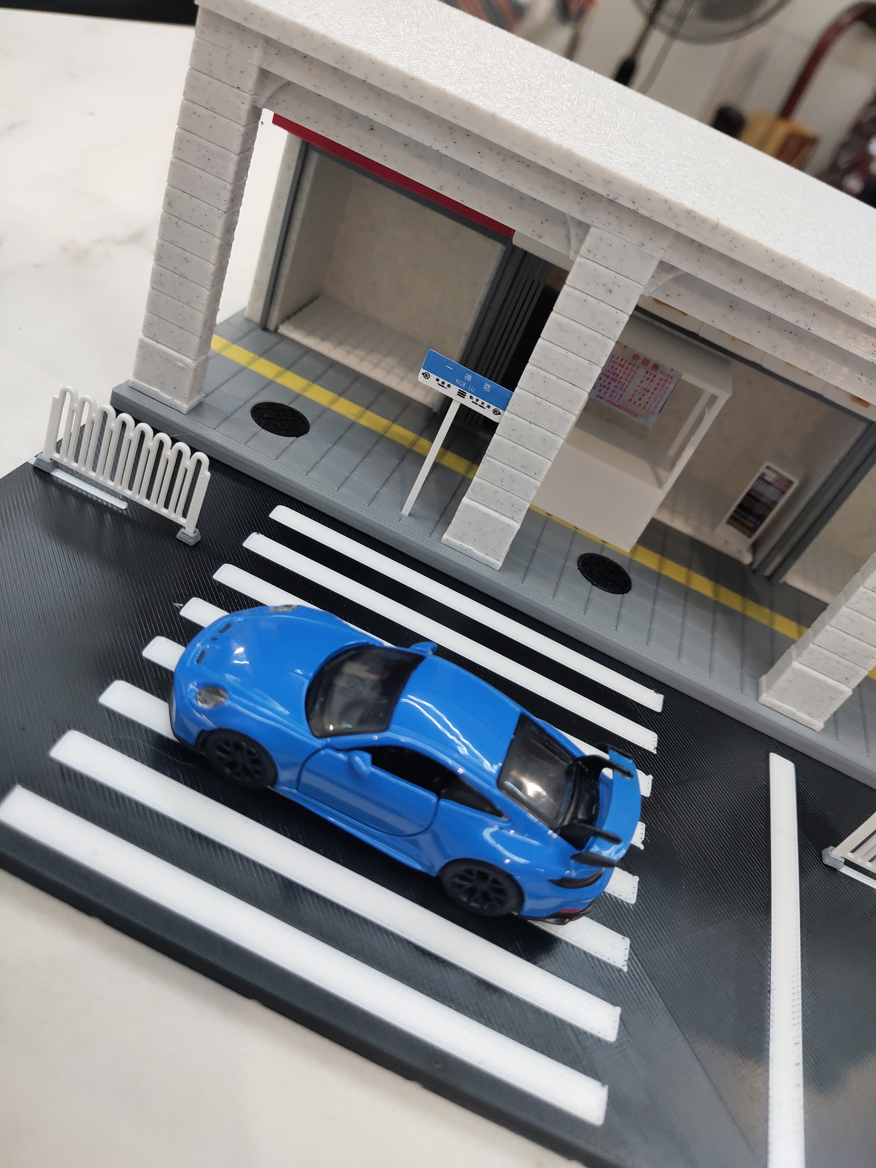 Miniatura 1 do modelo 3D 1：64微缩模型广州一德路骑楼