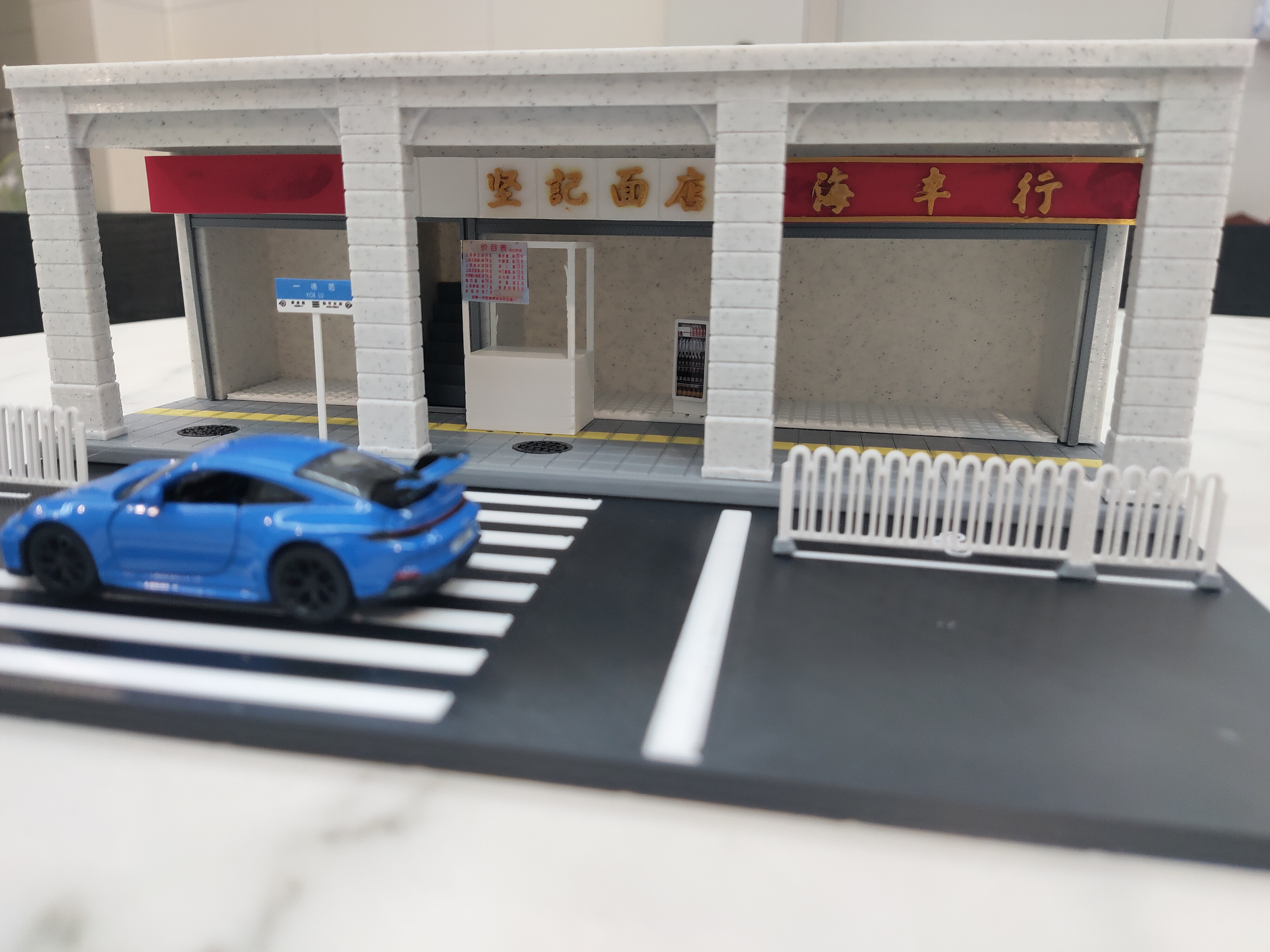 Miniatura 5 do modelo 3D 1：64微缩模型广州一德路骑楼