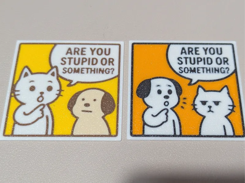 'Are you stupid or something?' sign