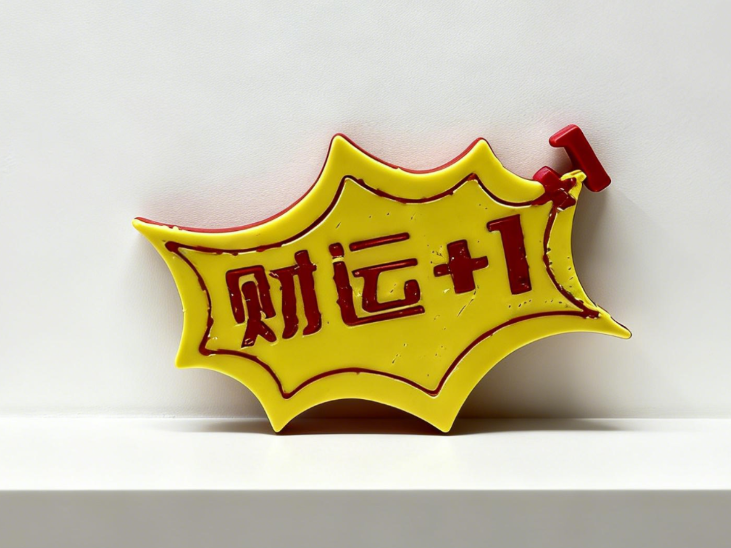 财运+1冰箱贴-2026年新年装饰-中国农历马年春节-办公室工位摆件