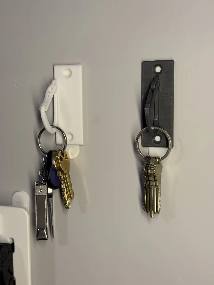 Modular Key Hook Key Hook with Spring Latch - Wall Mount - Free 3D Print Model - MakerWorld