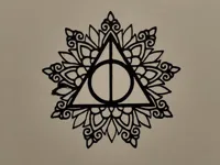 Reliques de la Mort - déco murale (Harry Potter) — photo 2