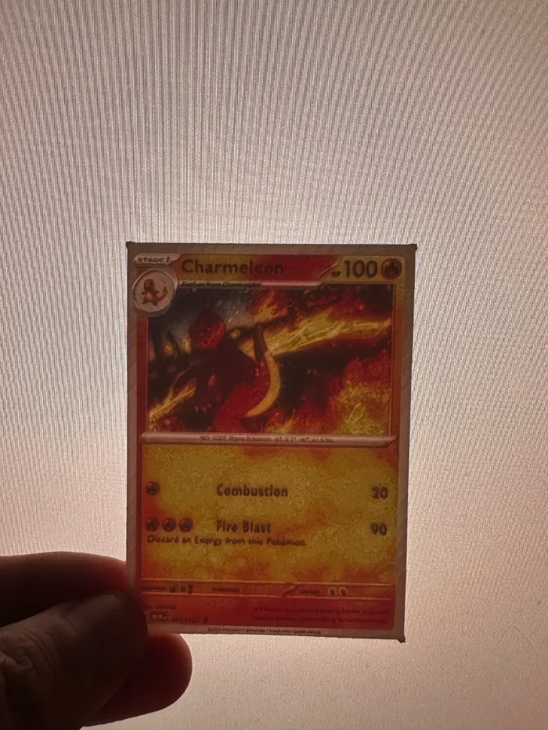 Charmeleon (151) Pokemon Card Lithophane