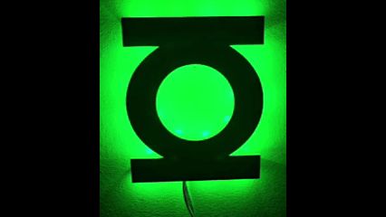 GREEN LANTERN LANTERN NIGHT LIGHT WALL HANGER