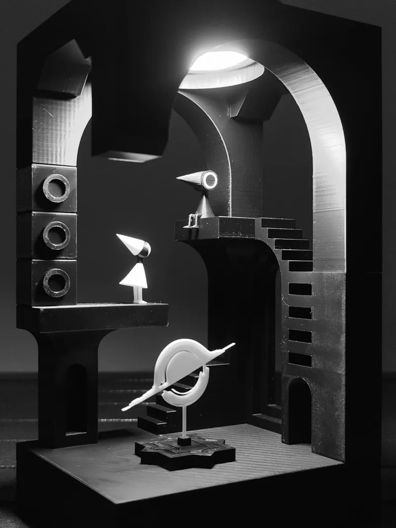 Monument Valley Lamp Trophy w/ Battery 纪念碑谷台灯(电池版)
