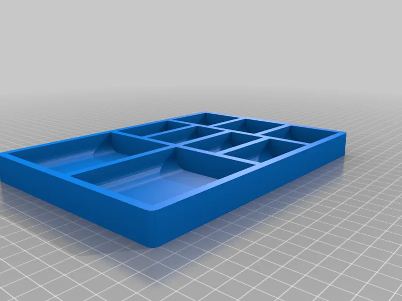 Small Parts Tray with Hanging Hole