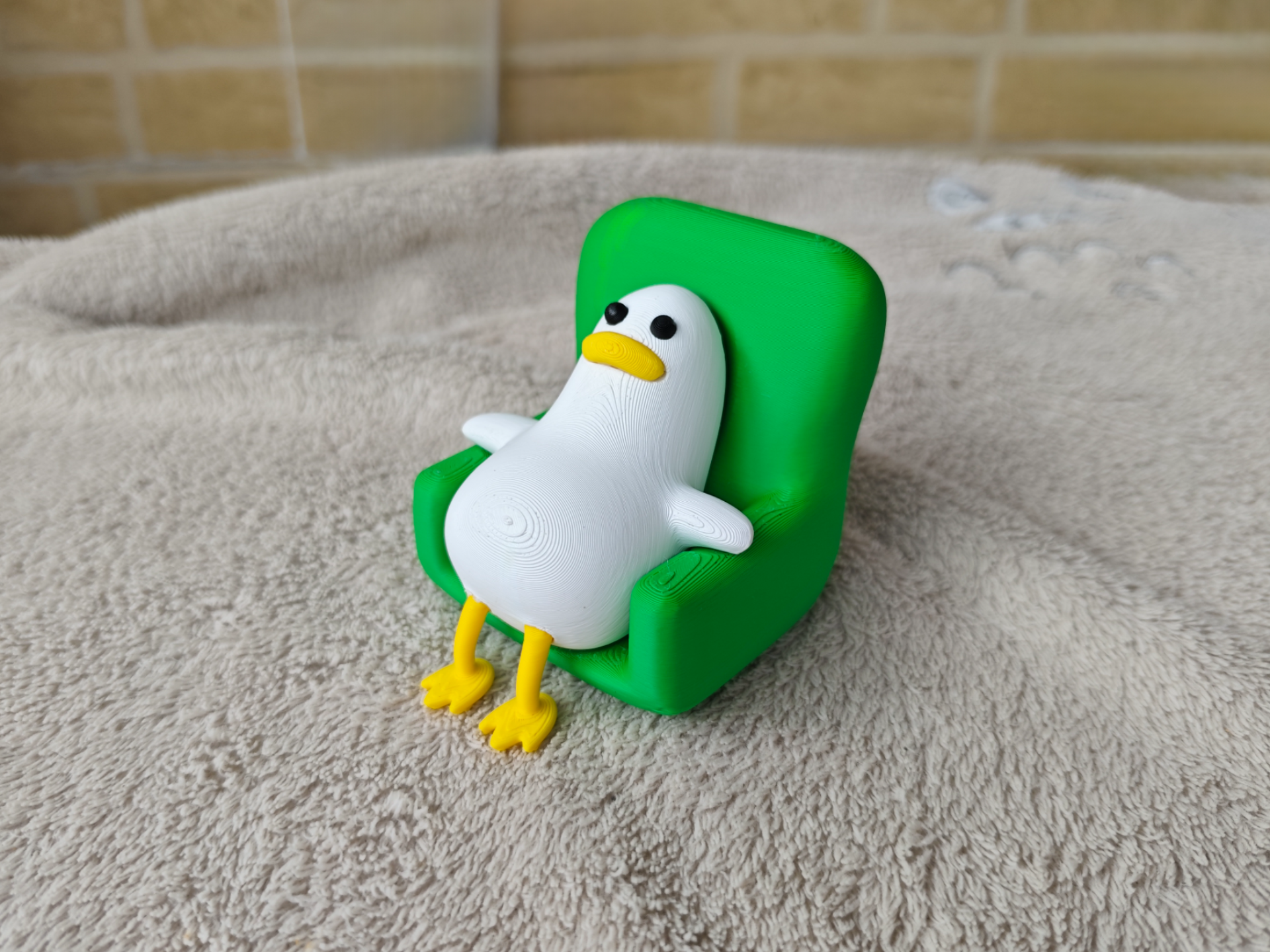 Miniatura 1 do modelo 3D 慵懒鸭