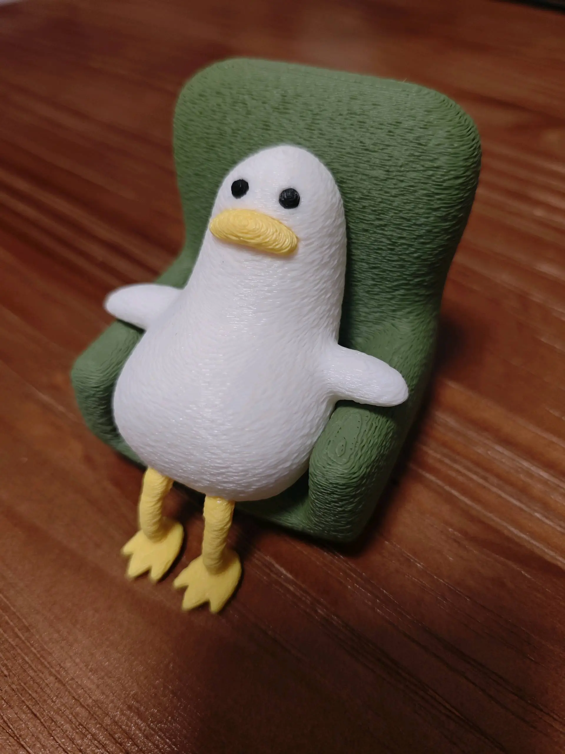 Miniatura 2 do modelo 3D 慵懒鸭