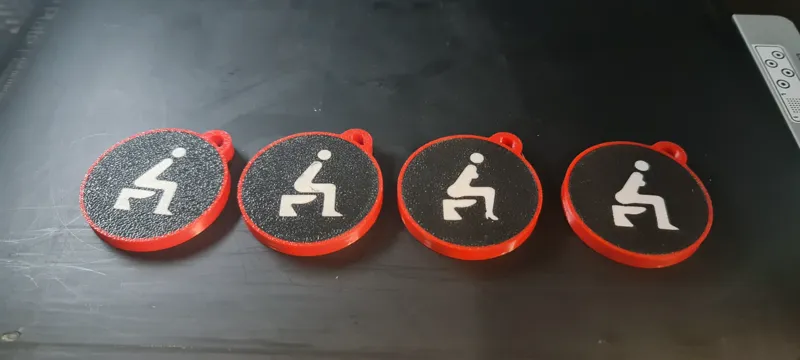 bathroom key ring