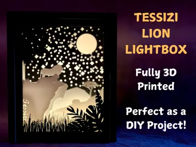 Tessizi Light Box - FULLY 3D PRINTED!