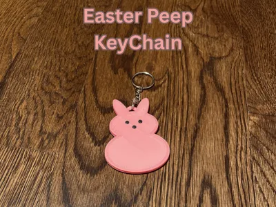 Easter Peep KeyChain
