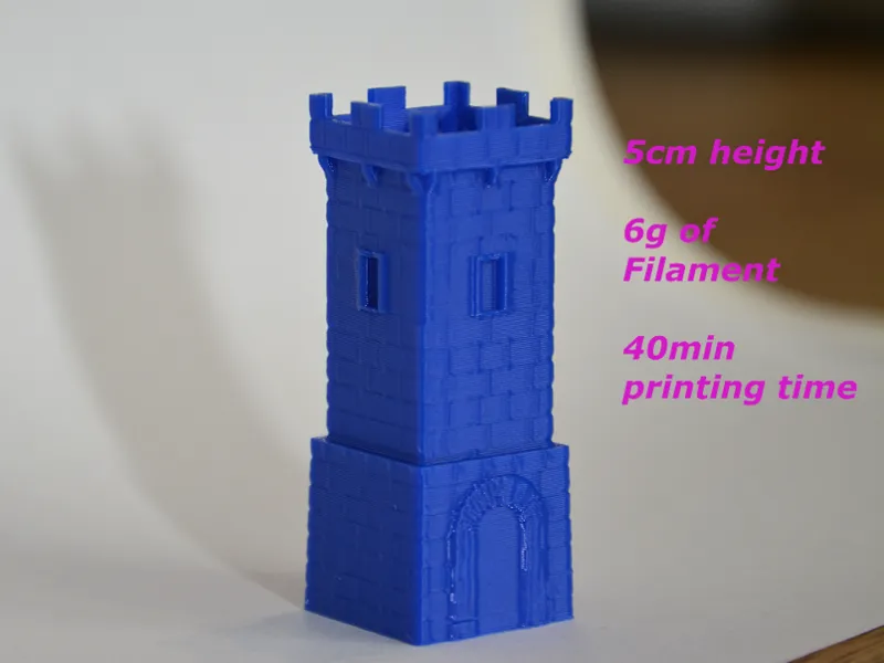 Medieval Tower 5cm height