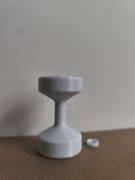 Miniatura 3 do modelo 3D 空心可注水防滑设计哑铃成人儿童款