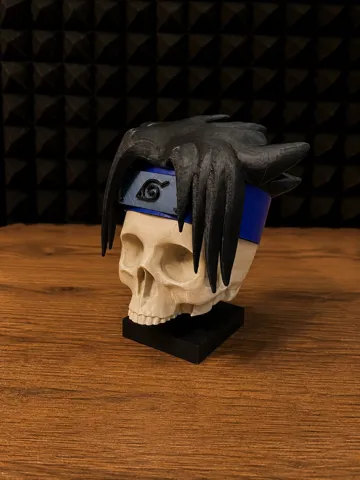 Accesorio para impresora 3D: #018 - Teschio Sasuke — vista de referencia 3