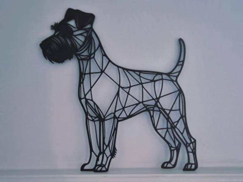 Terrier dog wall art