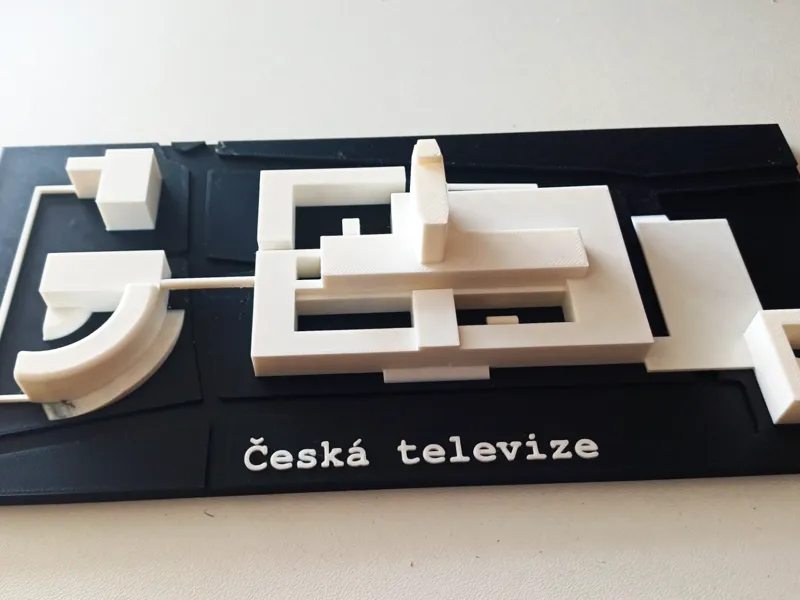 Model of Czech television area