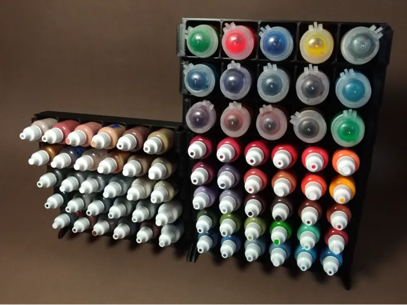 Modular paint rack