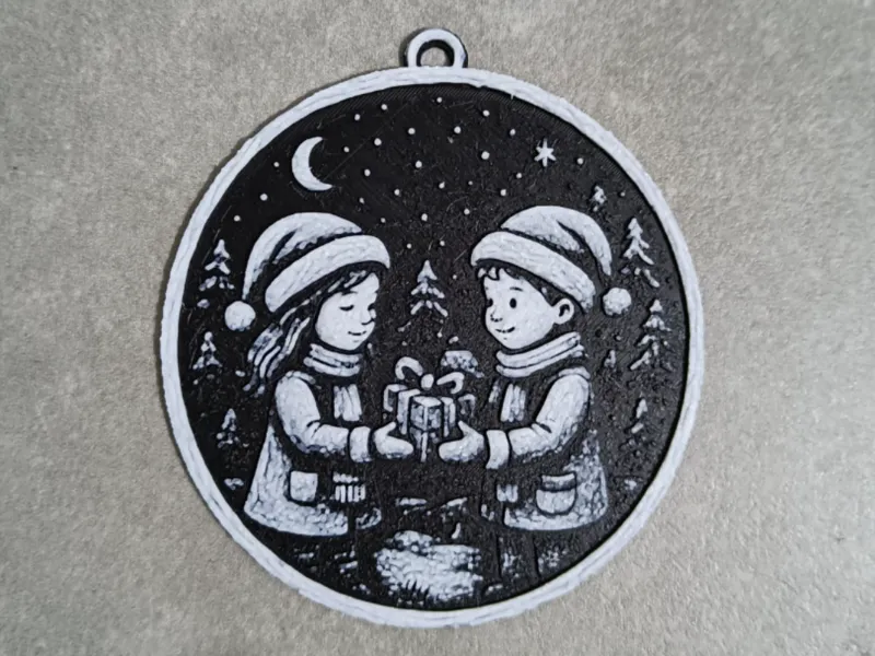 Children gift Christmas ornament