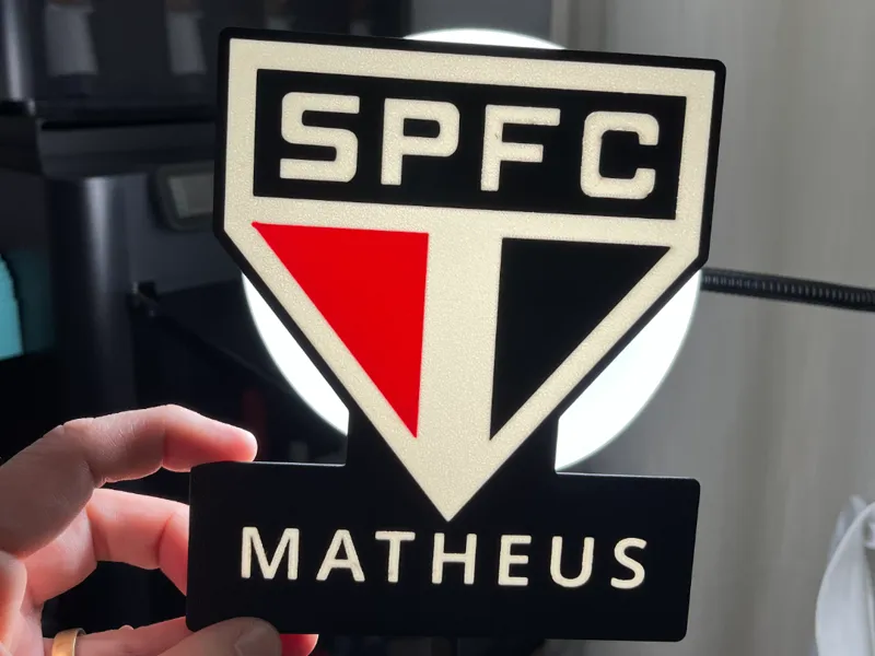 Luminária Personalizada SPFC 