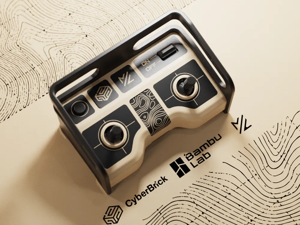 ML x CyberBrick Modular Remote - Free 3D Print Model - MakerWorld
