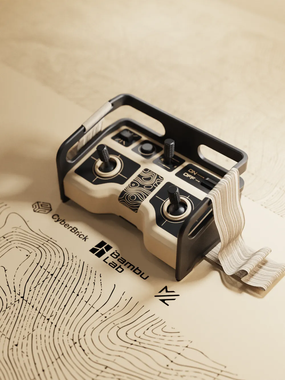 ML x CyberBrick Modular Remote - Free 3D Print Model - MakerWorld