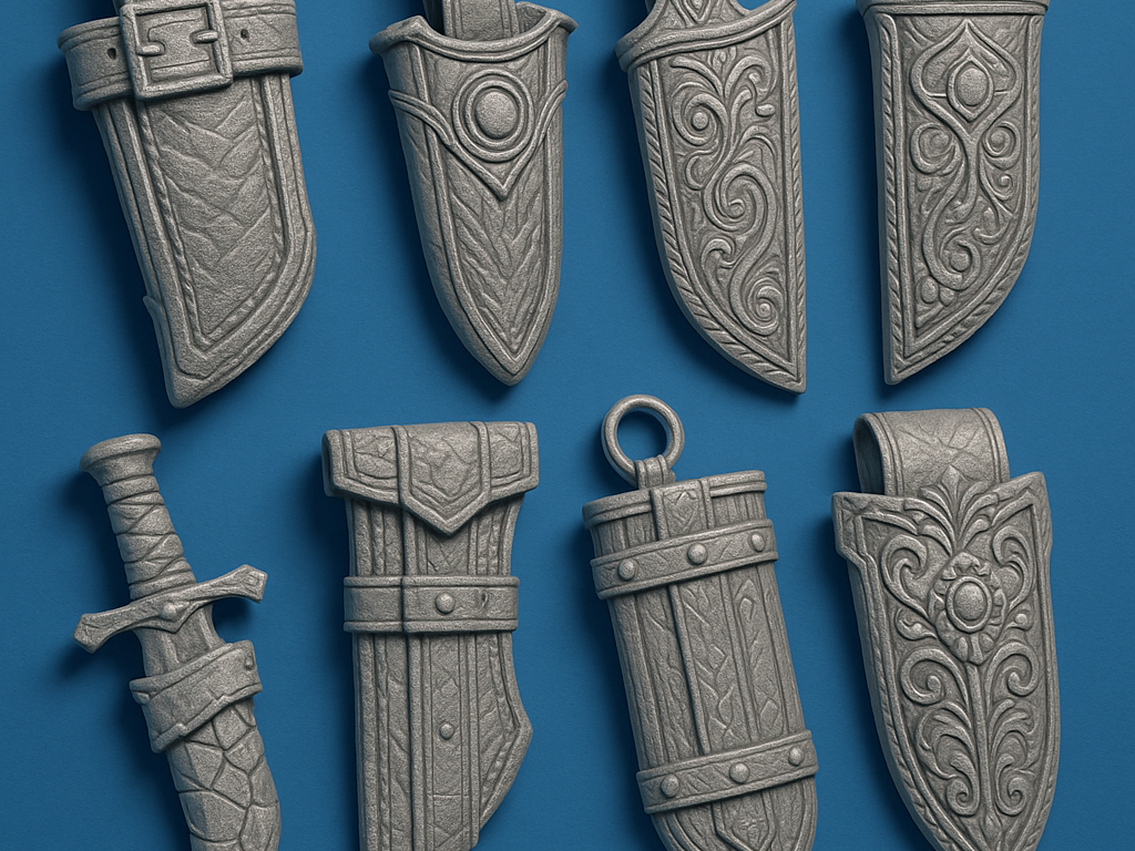 Fantasy Dagger Sheaths And Scabbards Set