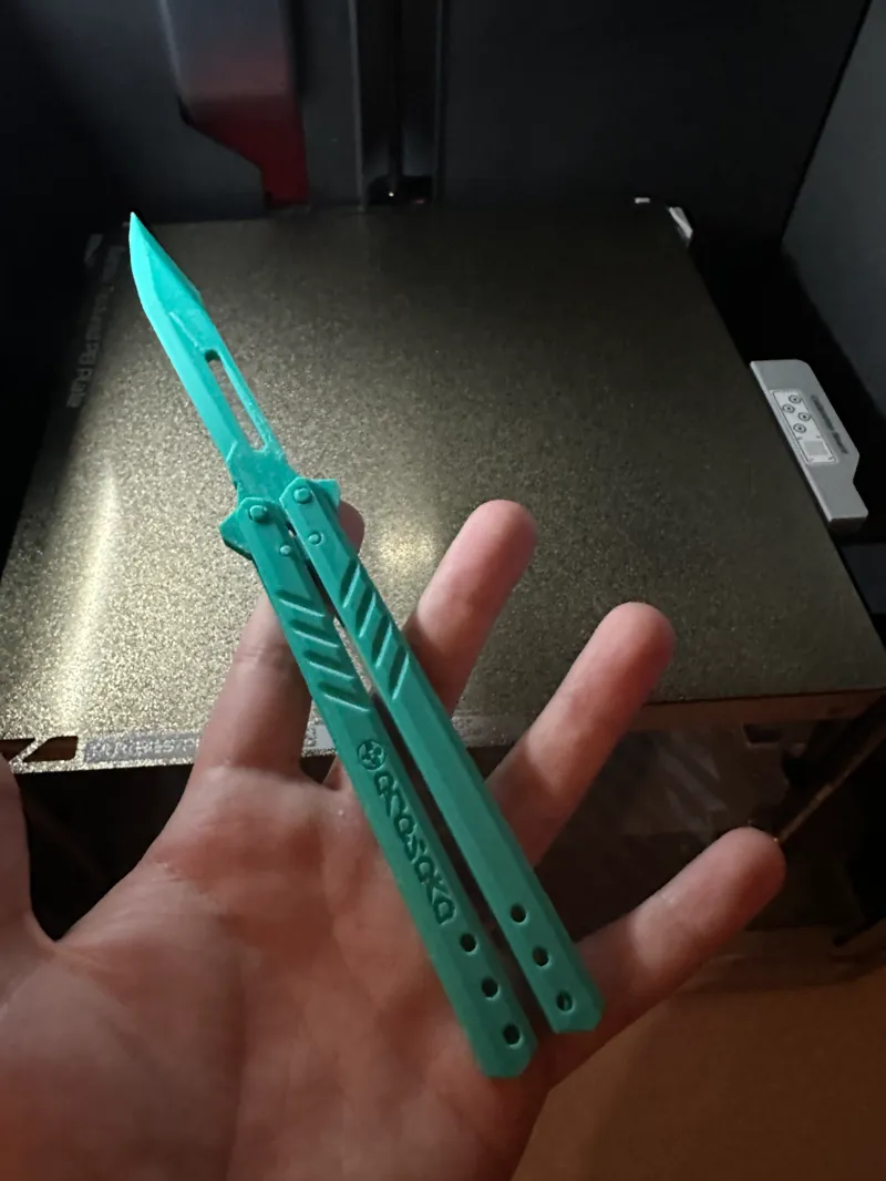 Balisong Butterfly Knife (ASA/PLA)