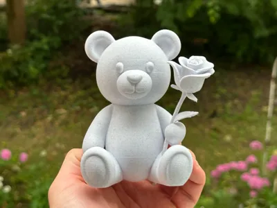 Teddy with Flower