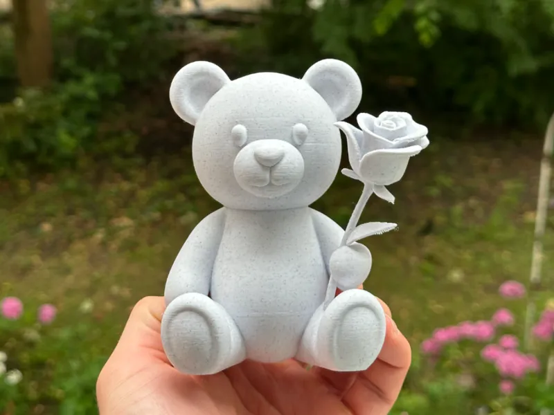 Teddy with Flower