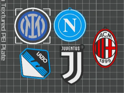 Serie A Keychains