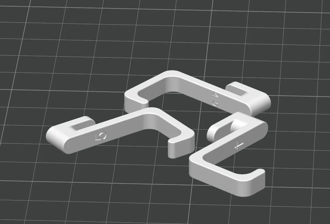 Miniatura 3 do modelo 3D PICO洞洞板手柄支架