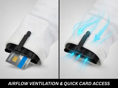 Motorcycle Sleeve Jacket ventilation with card