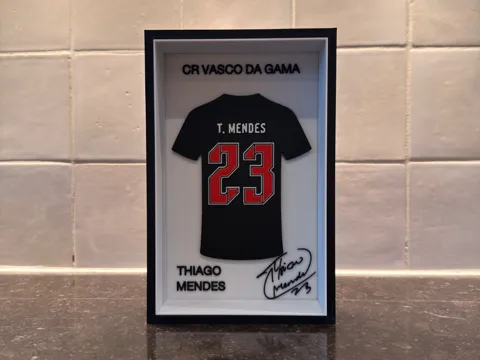 Marco decorativo: Thiago Mendes - Vasco da Gama - Jersey Frame — referencia de MakerWorld