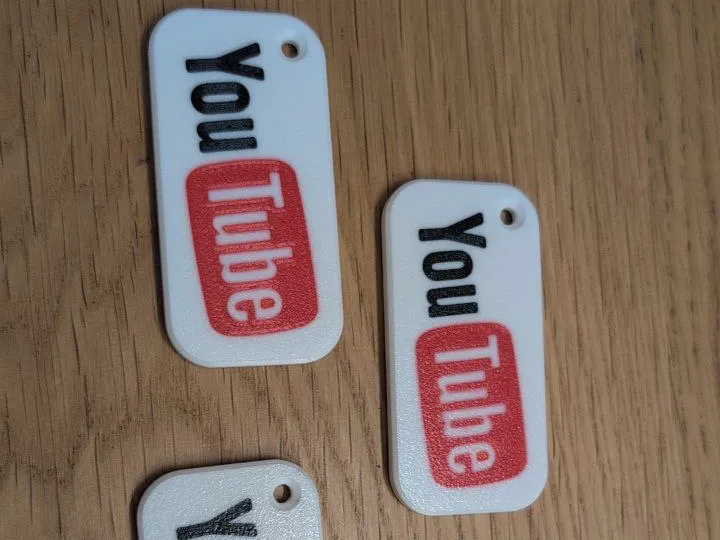 Youtube portachiavi con tag NFC