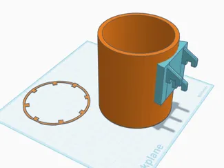 Skadis Paper Cup Dispenser