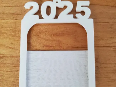 2025 Photo Frame Ornament