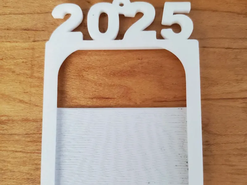 2025 Photo Frame Ornament
