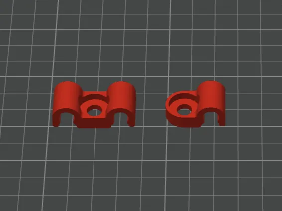 Clips to hold 1/4", 5/16", and 3/8" line/cable