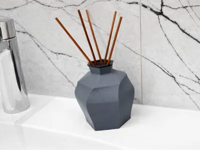 HEXORA – Geometric Diffuser & Vase