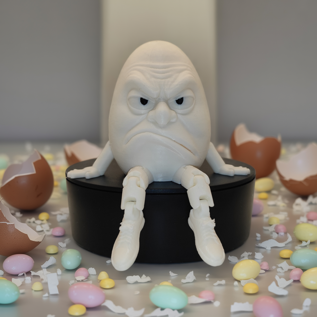 Miniatura 4 do modelo 3D Grumpy Egg - Not easter again