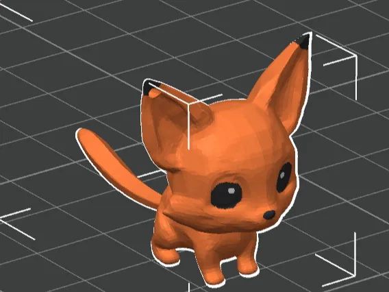fox keychain