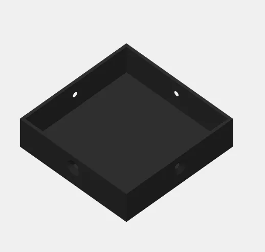 Stolpehat flad top 80x80mm