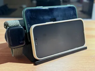 Double phone dock + apple watch dock