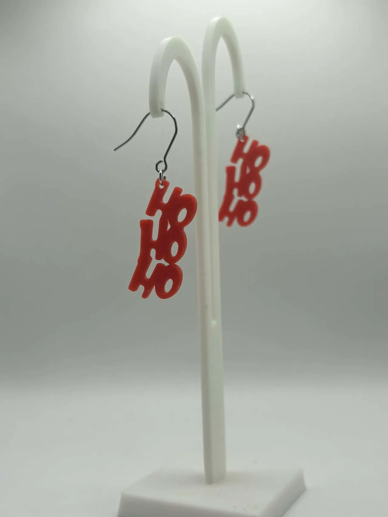 Ho Ho Ho Christams Earrings view 3