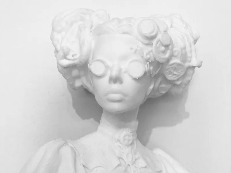 Steampunk Girl with Space Buns
